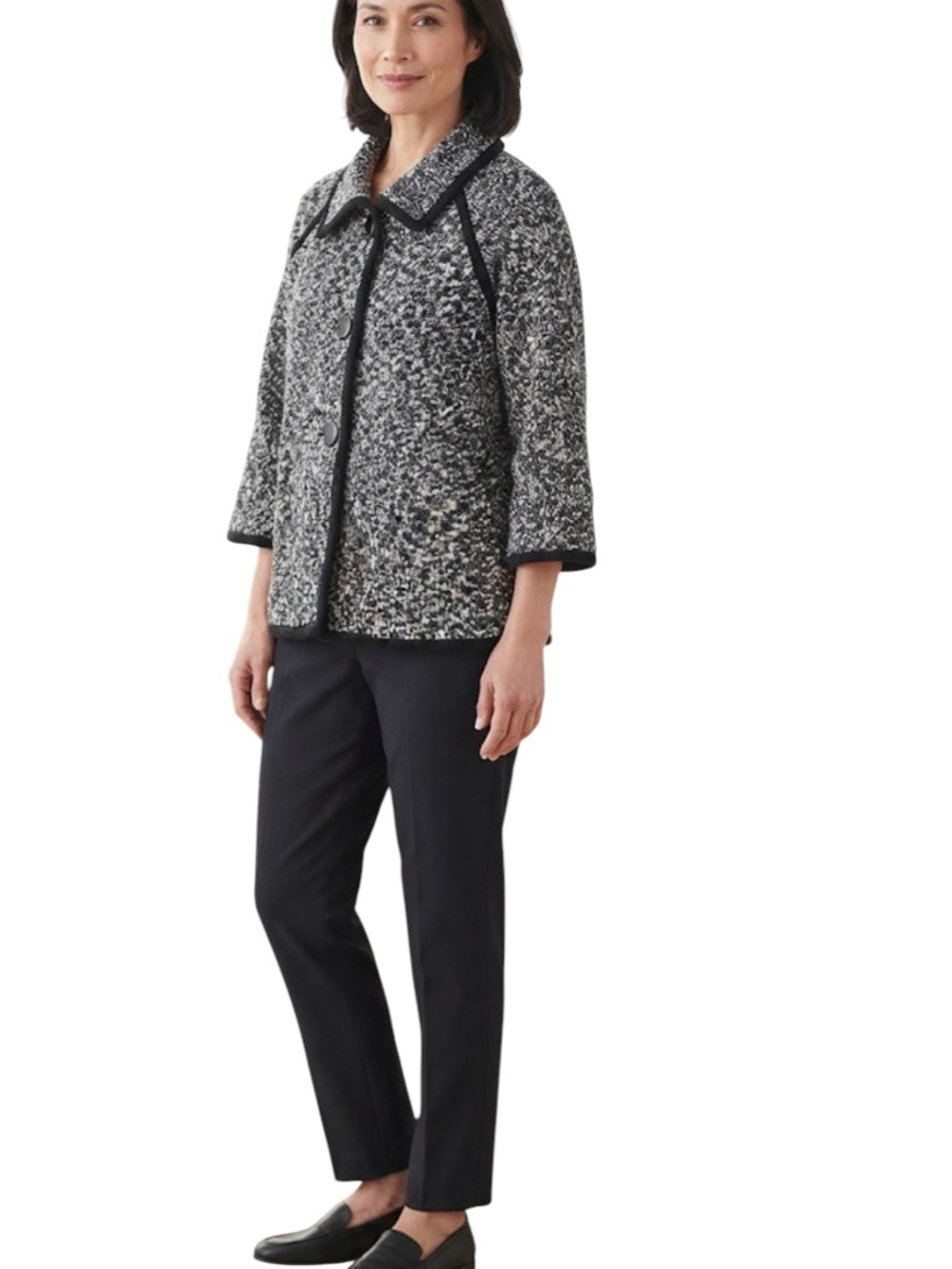JM collection women’s jacket size XL NWT missed one button